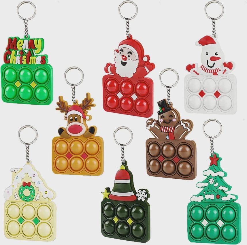 Christmas Fidget Key Chains