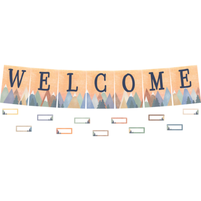 Moving Mountains Welcome Bulletin Board