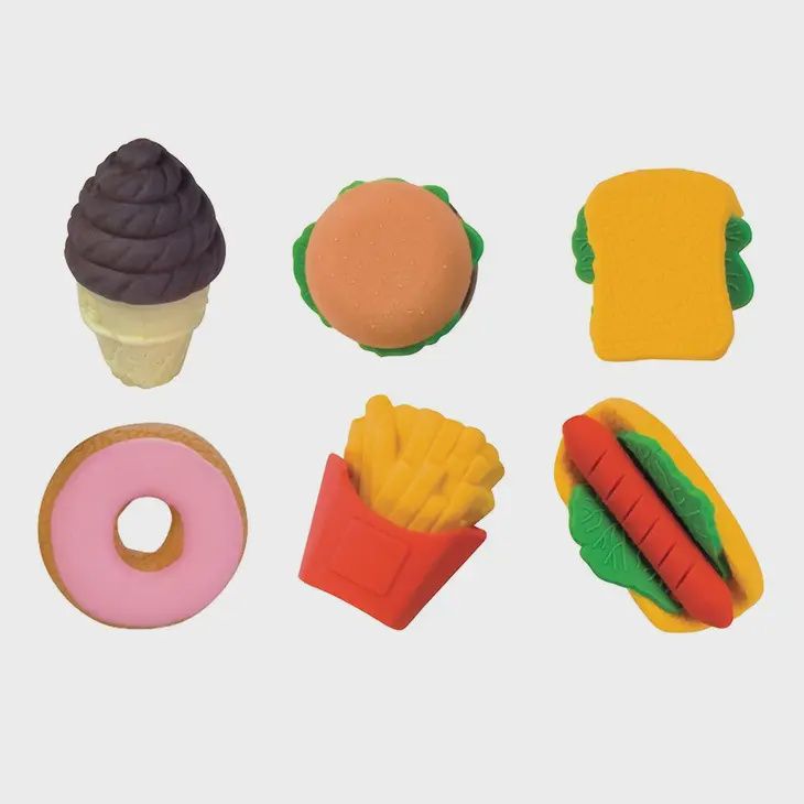 Snack Attack/3D Erasers/Food