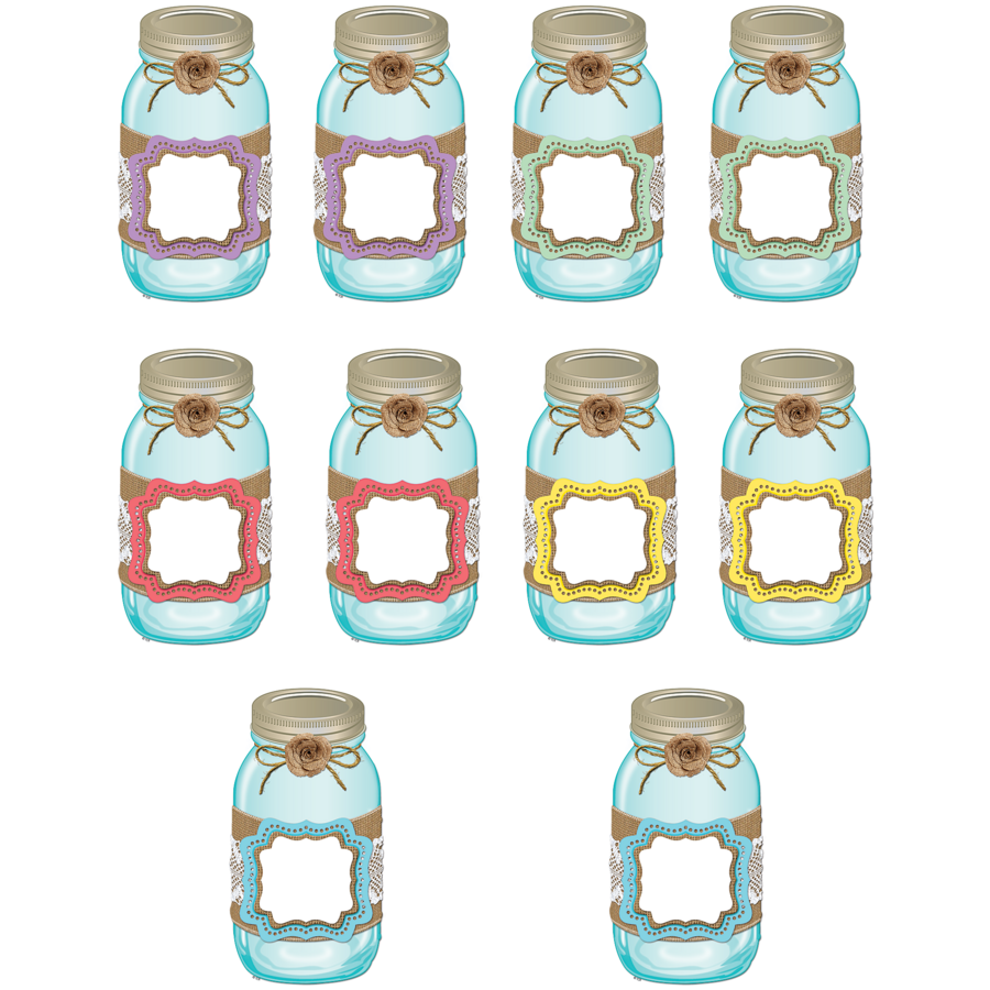 Shabby Chic Mason Jars Accents