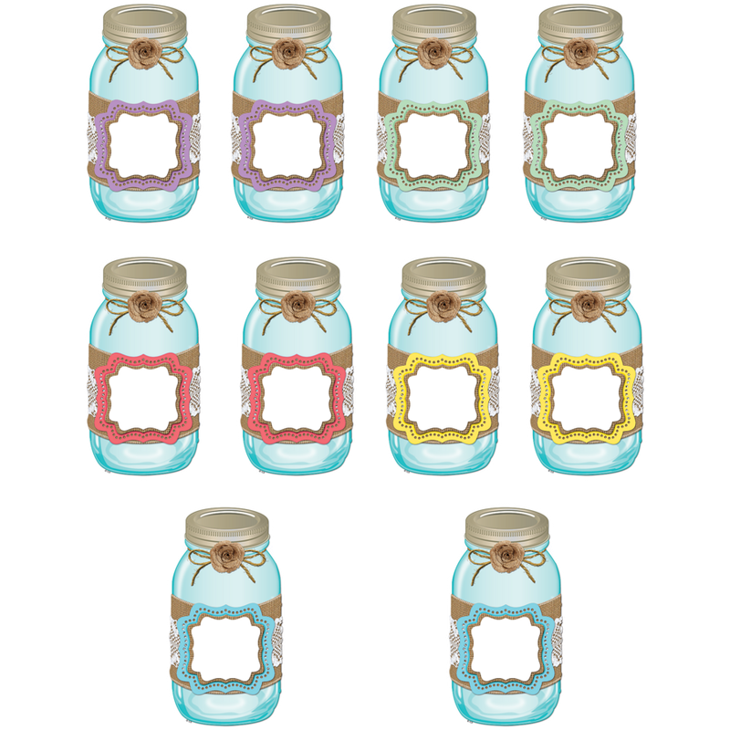 Shabby Chic Mason Jars Accents