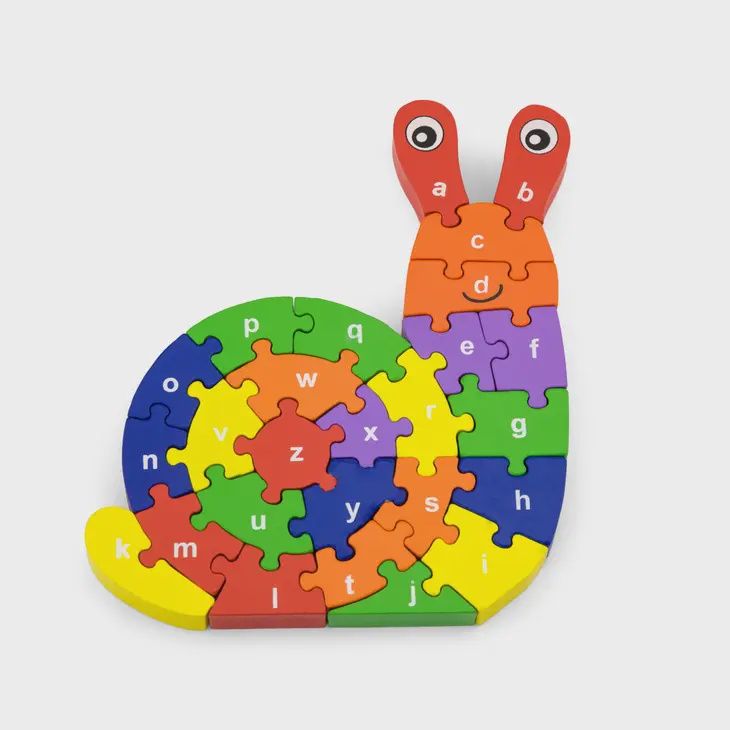 3D Wooden Snail Puzzle
