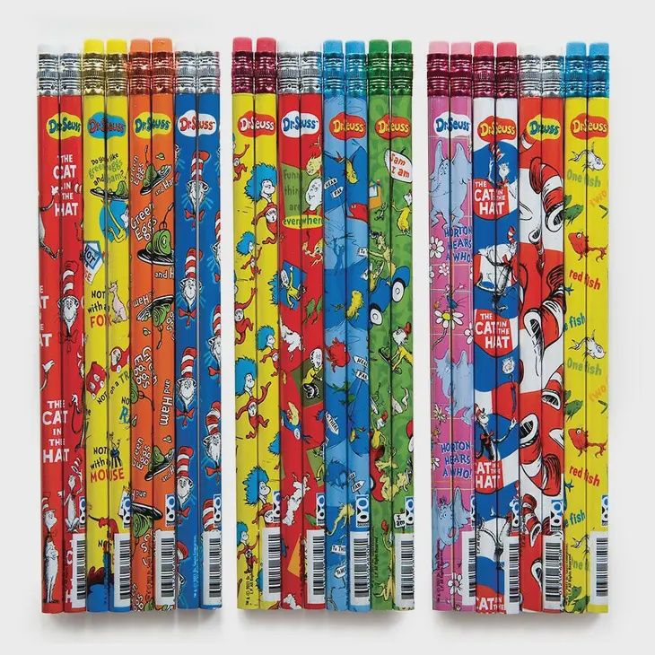 30 pk Dr. Seuss pencils from geddes 60325066508