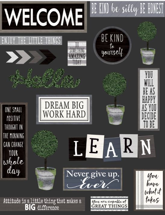 Modern Farmhouse Wall Décor Bulletin Board
