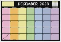 Academic Desk Calendar