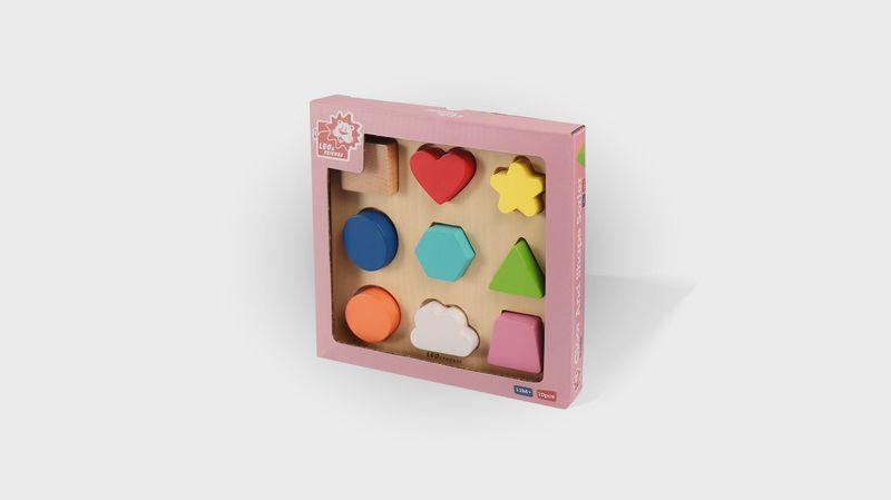 Leo &amp; Friends Color and Shape Sorter12M+