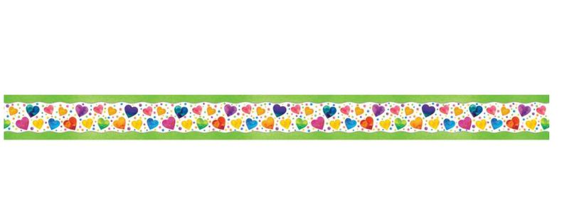 Watercolor Hearts - Trimmers, All Around the Board