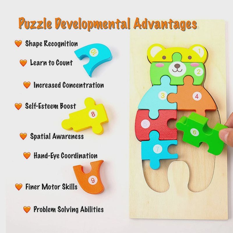 1-10 Numbers Cow Puzzle