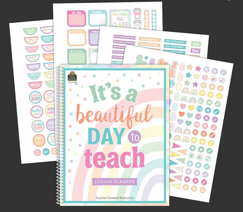 Pastel Pop Lesson Planner
