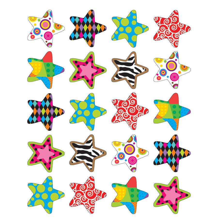 Fancy Stars Stickers
