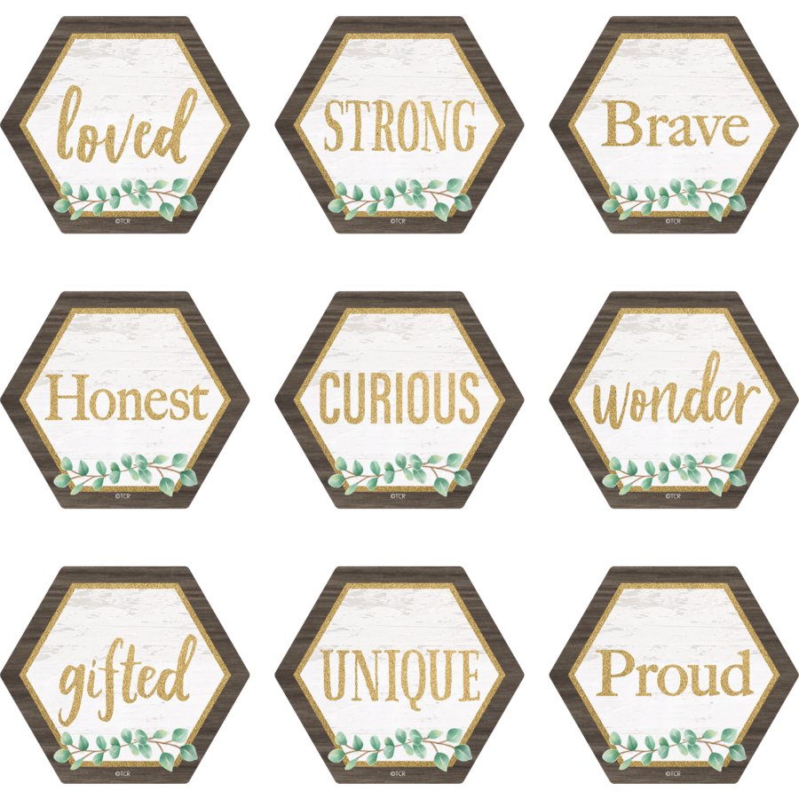 Eucalyptus Positive Words Mini Accents