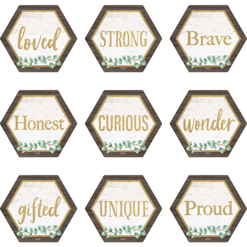 Eucalyptus Positive Words Mini Accents