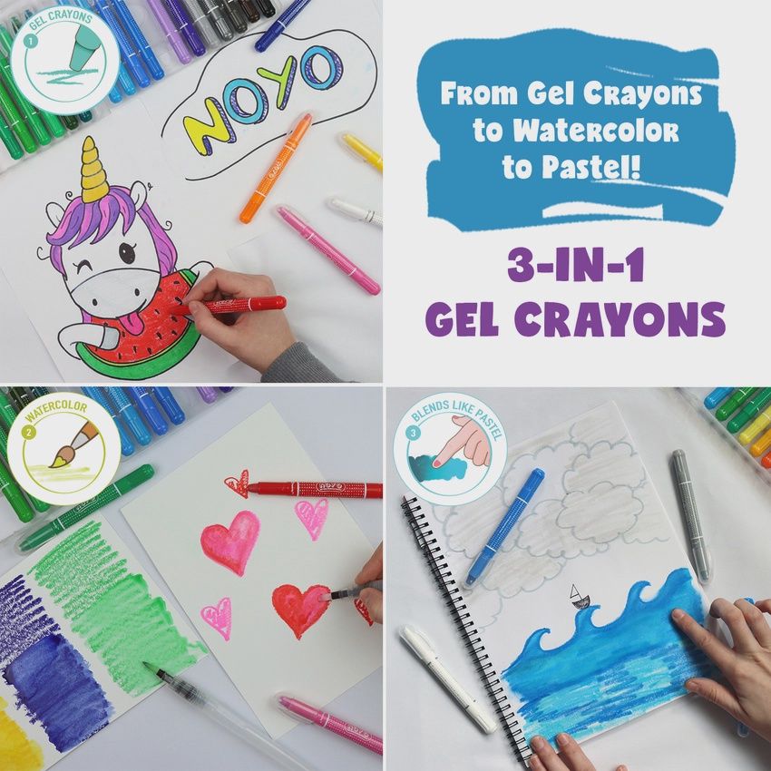 3-in-1 Gel Crayons