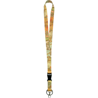 Travel the Map Lanyard