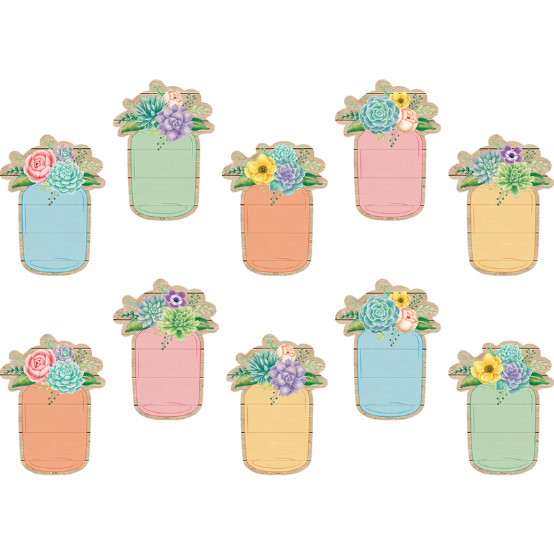Rustic Bloom Mason Jars Accents