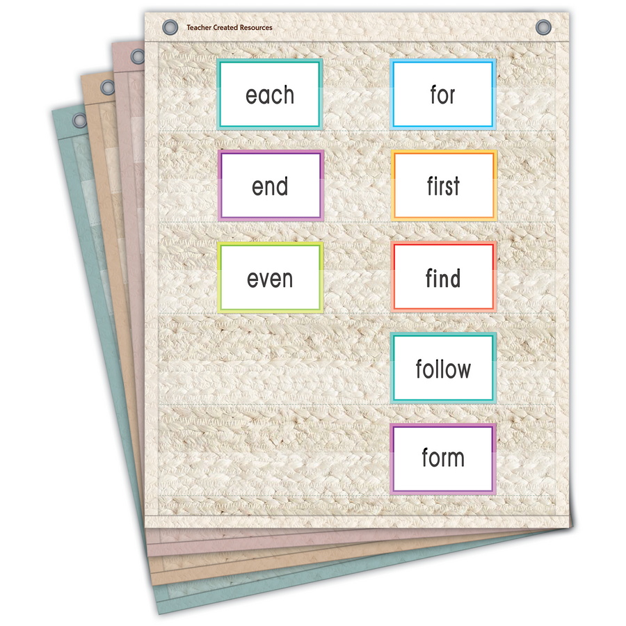 Woven Magnetic Mini Pocket Chart