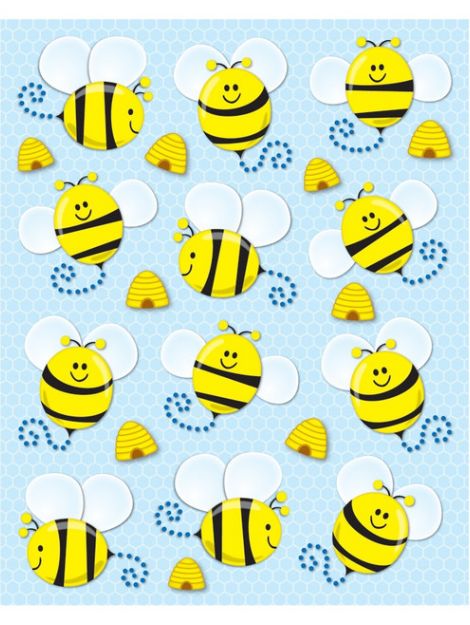 Bees Shape Stickers