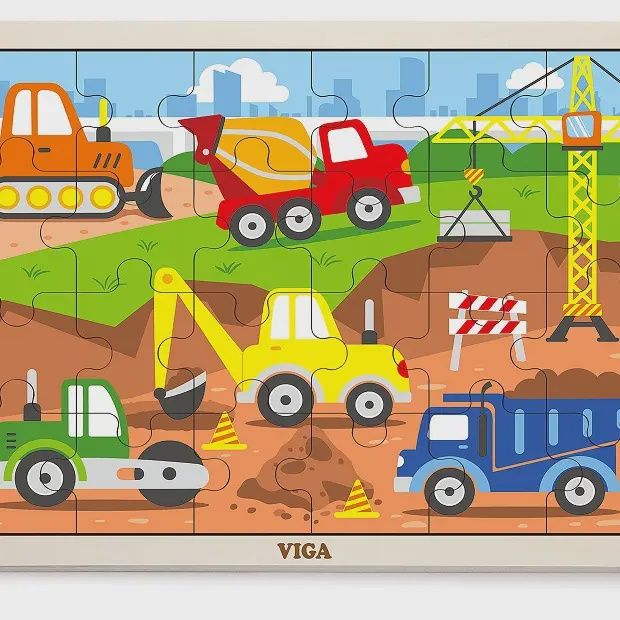 Construction Vehicles 24 piece Puzzle
