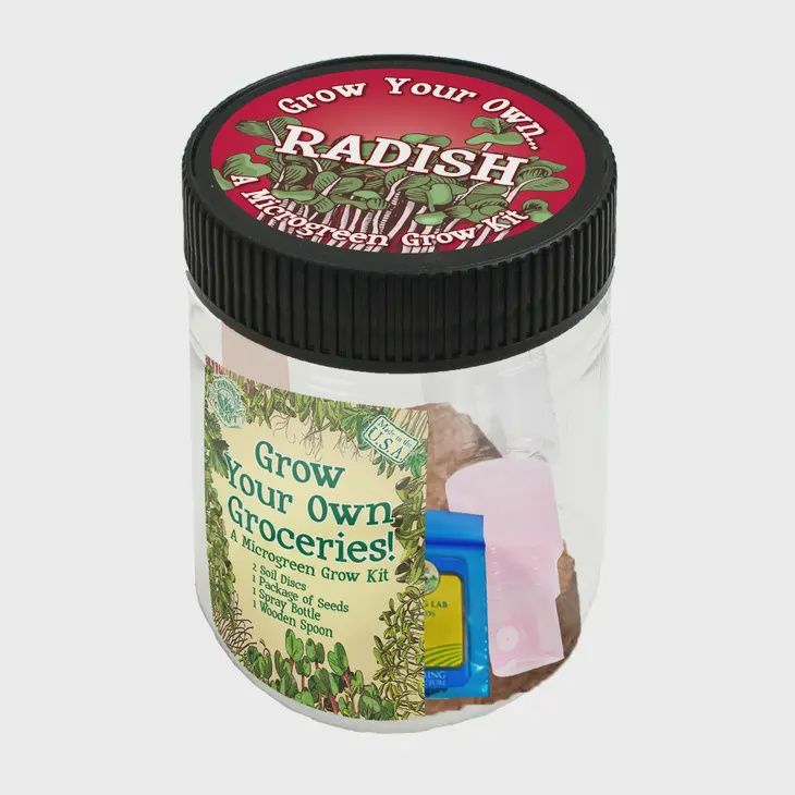 Grow Your Own Groceries - Radish Microgreen Kit