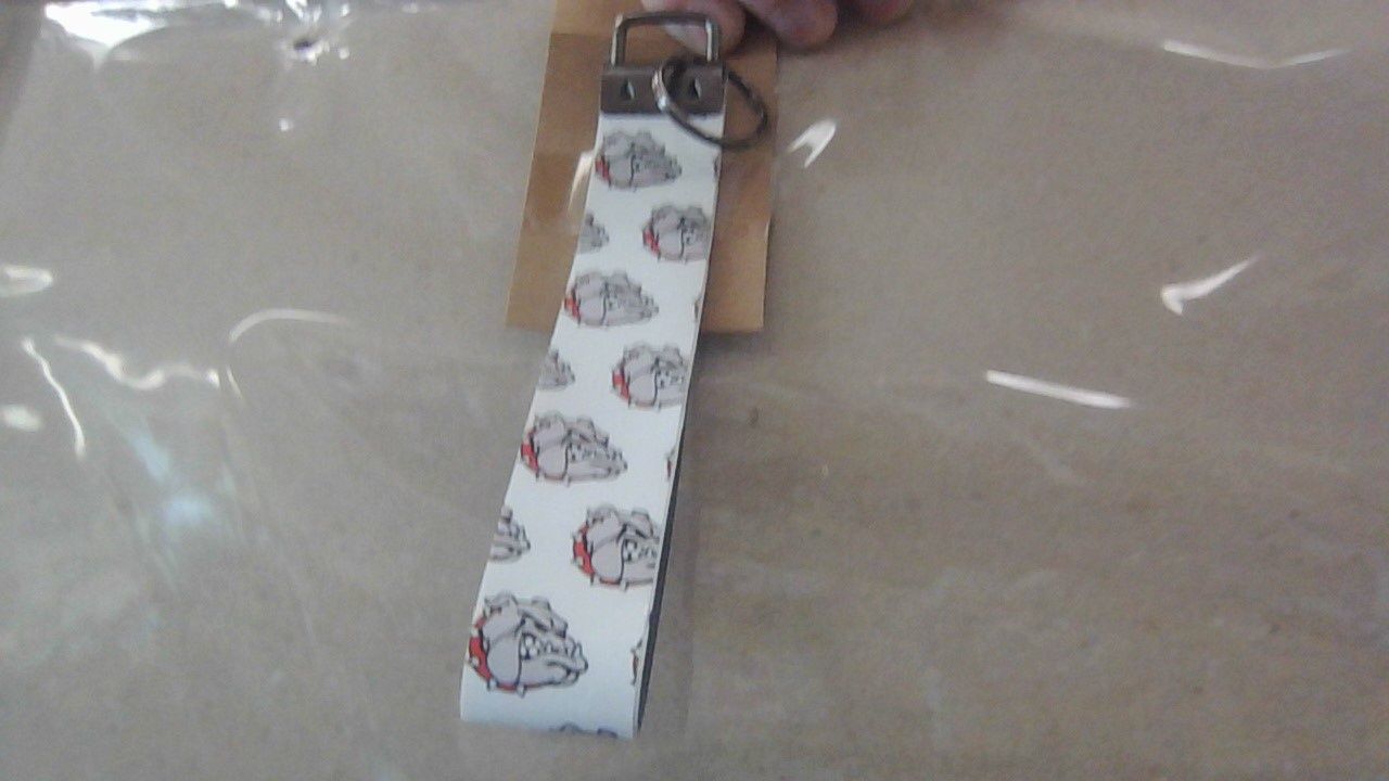 school  keychain 1&quot; wide flat