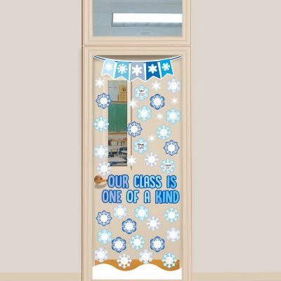 Our Class is One of a Kind Snowflake Door Decorating Kit - 59 Pc.