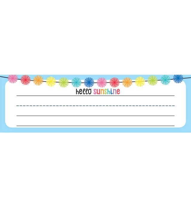 Hello Sunshine Nameplates