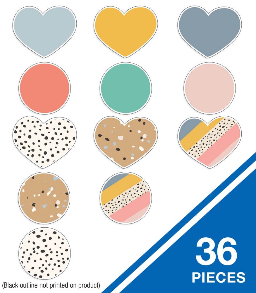We Belong Hearts &amp; Dots Cut,Outs
