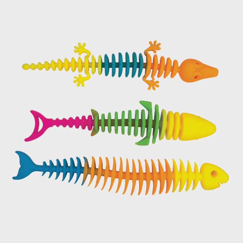 Rainbow Reptile Skeleton Toys