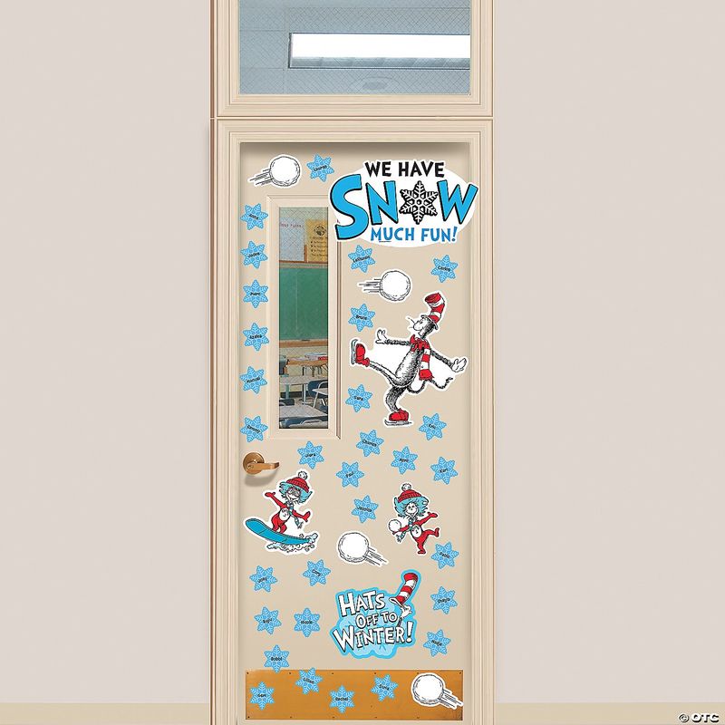 Dr. Seuss™ The Cat in the Hat™ Winter Door Decorating Kit - 48 Pc.