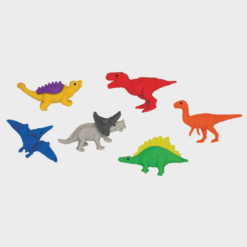 The Lost Age Dinosaurs Erasers