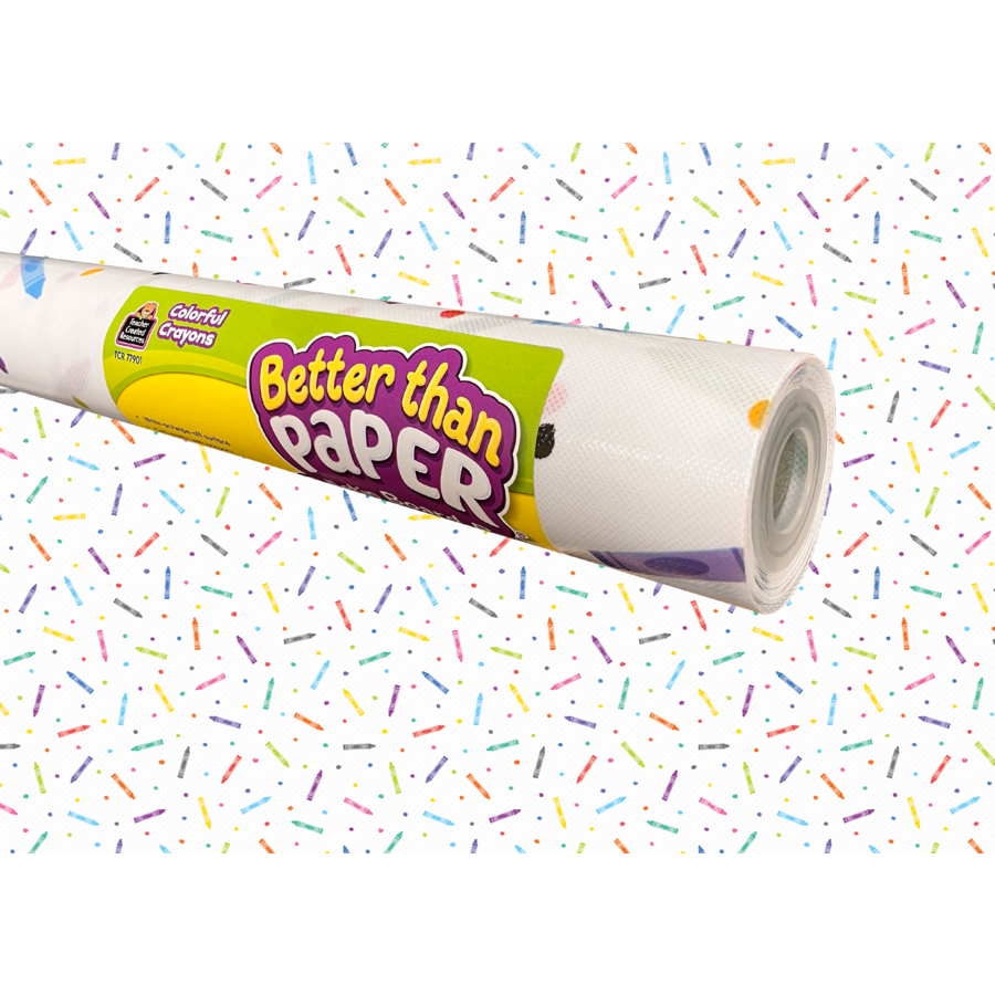 Colorful Crayon Better than Paper