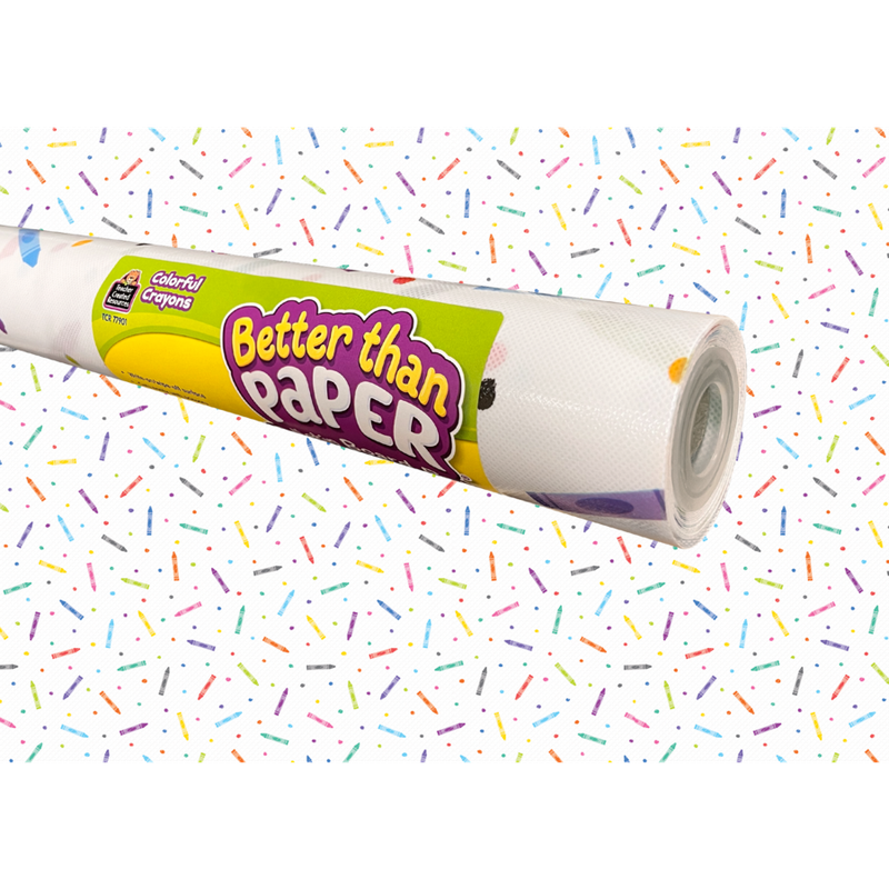Colorful Crayon Better than Paper