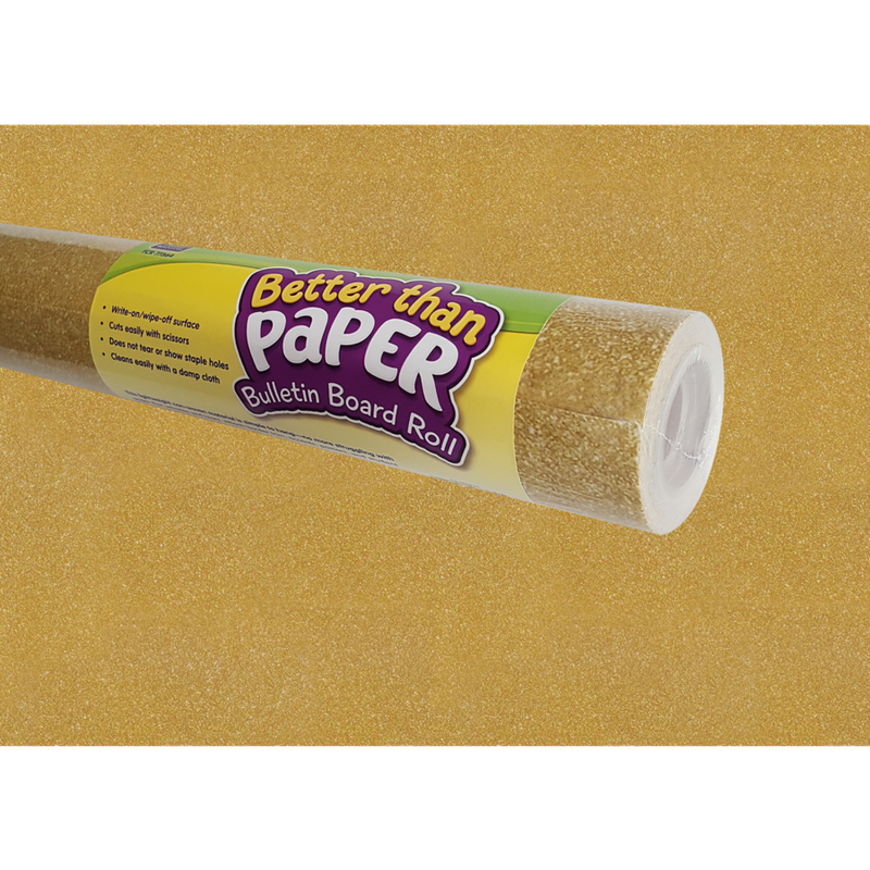 Gold Shimmer Better Than Paper® Bulletin Board Roll