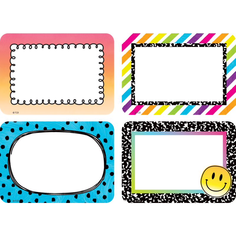 Brights 4 Ever Name Tags