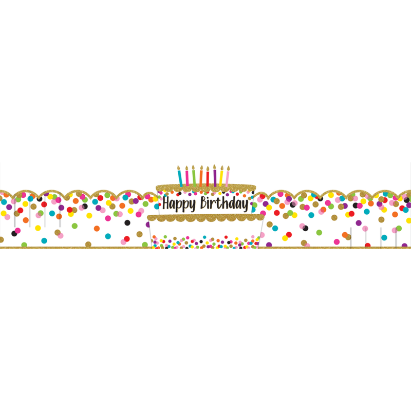 Confetti Happy Birthday Crowns