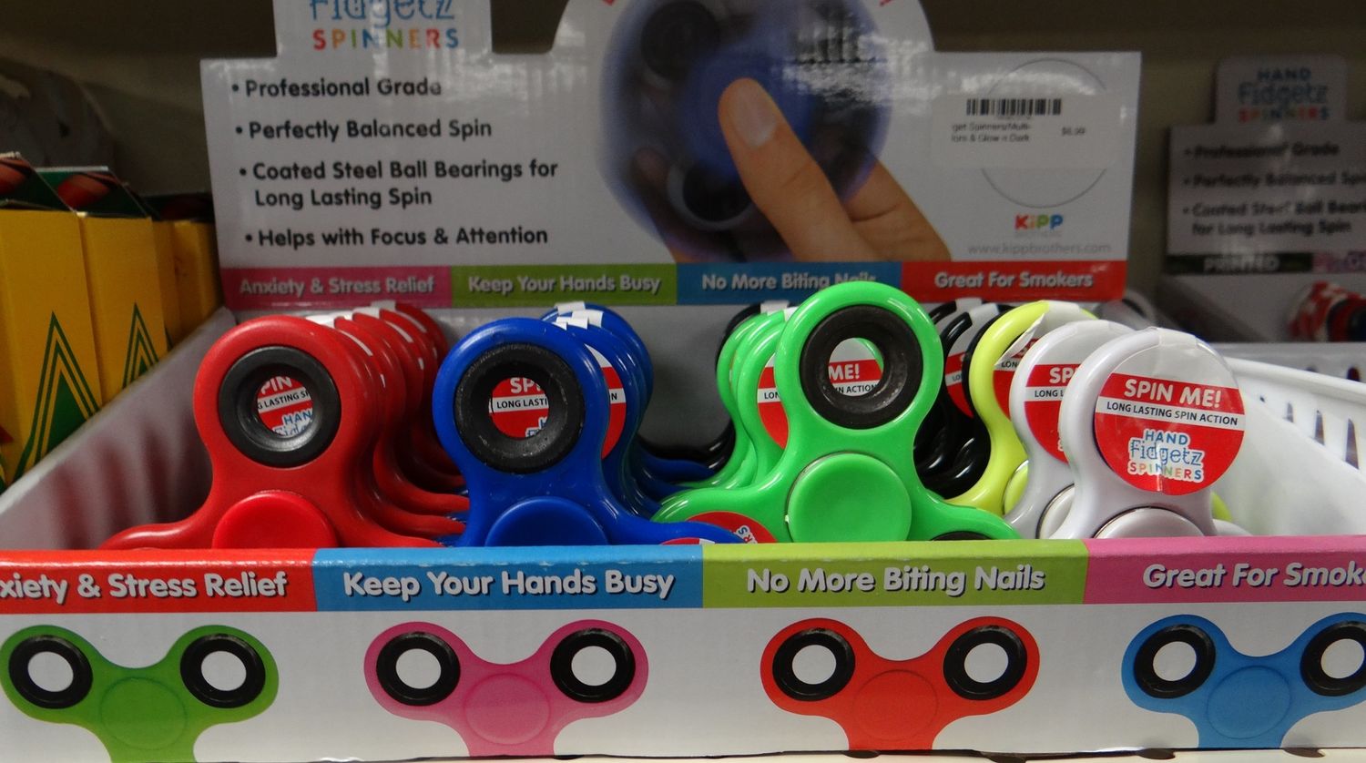 Fidget Spinners/Multi- Colors &amp; Glow n Dark
