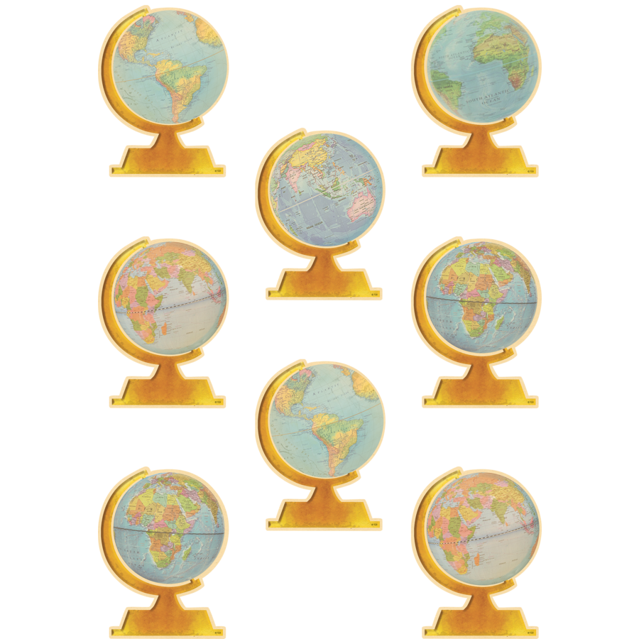 Travel the Map Globes Accents