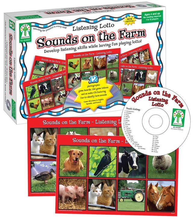 Sounds on the Farm, listening Lotto