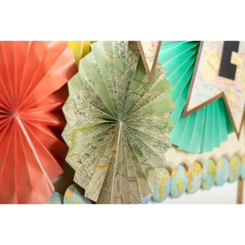Travel the Maps Hanging Fans