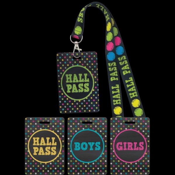 Everyone is Welcome Hall Pass Lanyards