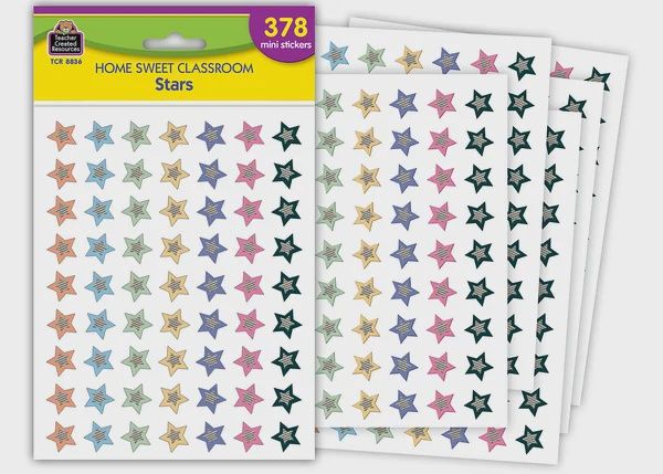 Home Sweet Classroom Stars Mini Stickers