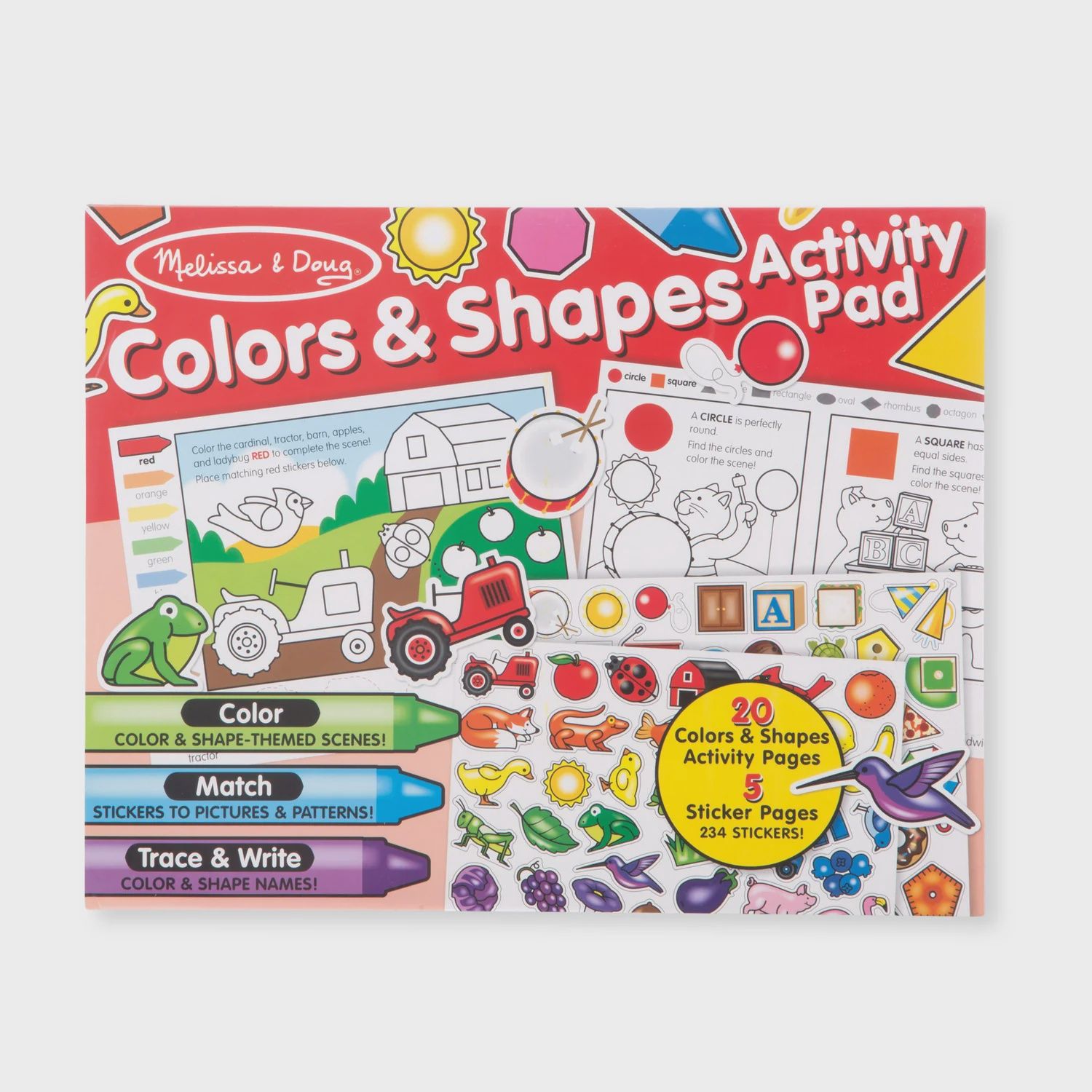 Colors and shapes Activity Pad