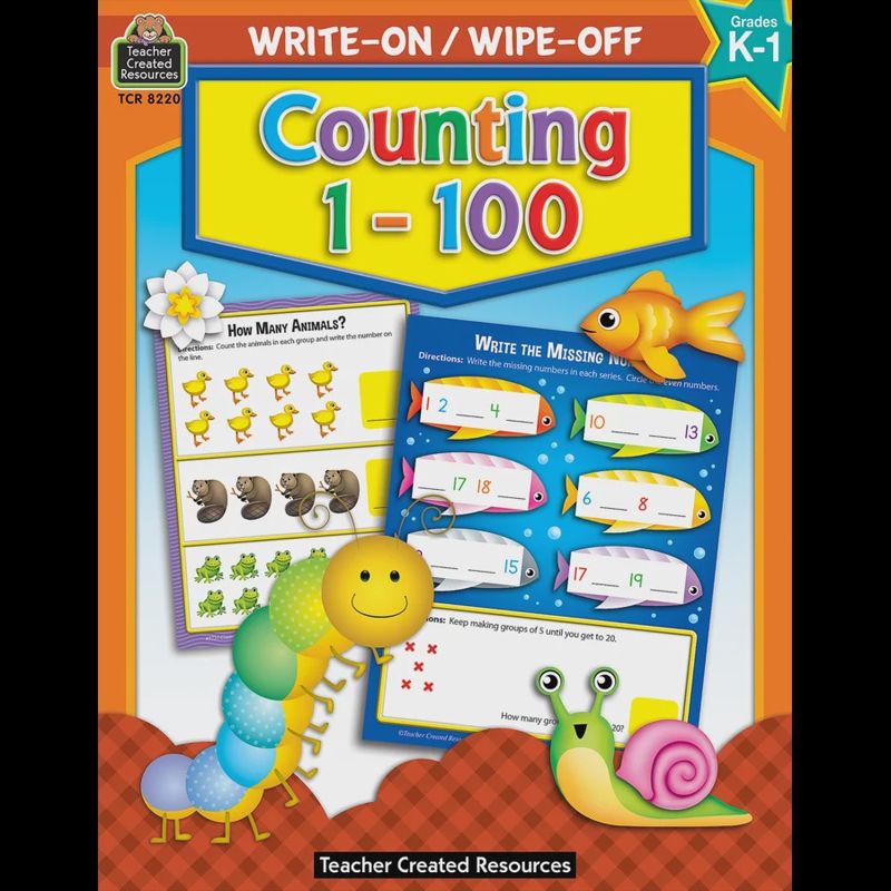 Write-On/Wipe-Off: Counting 1–100
