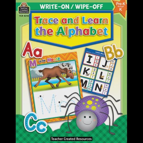 Write-On/Wipe-Off Book: Trace and Learn the Alphabet