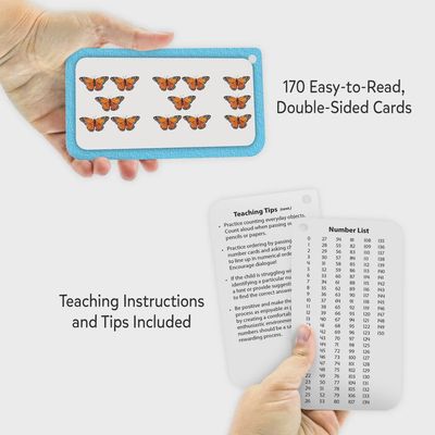 Numbers 0–150 Flash Cards