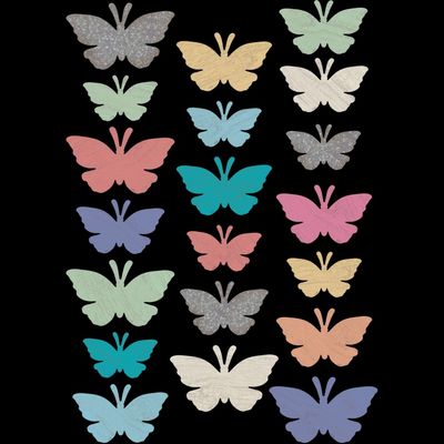 Home Sweet Classroom Butterflies Accents - Assorted Sizes