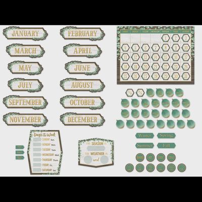 Eucalyptus Calendar Bulletin Board