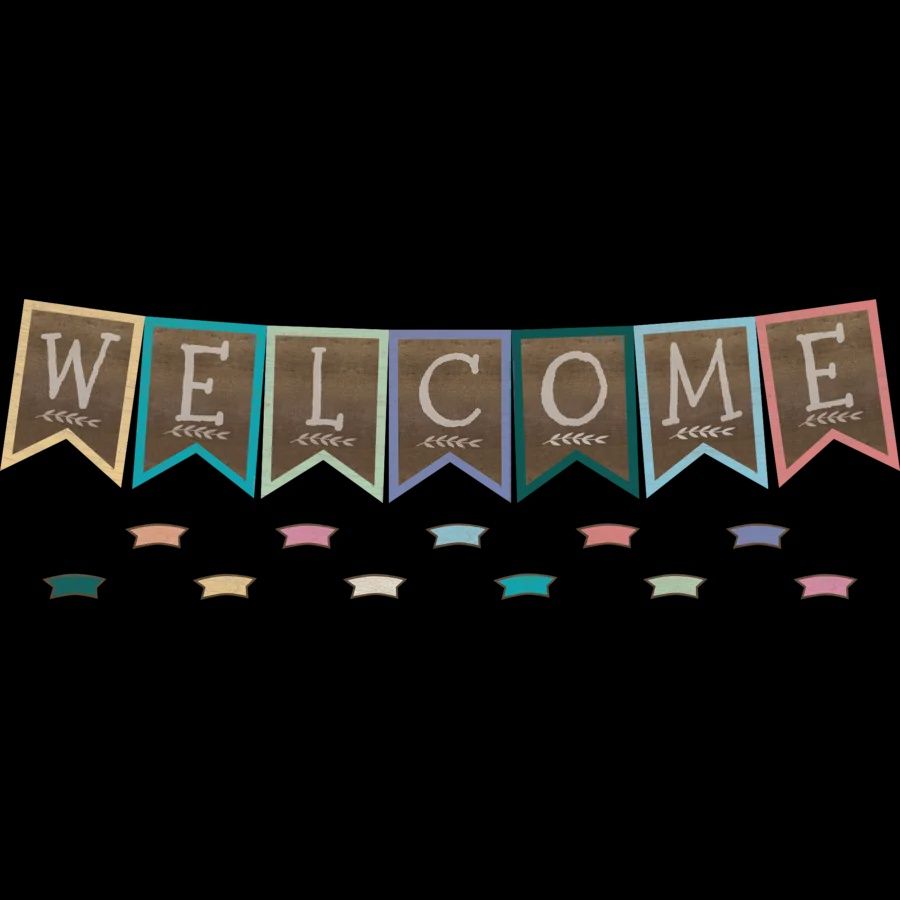 Home Sweet Classroom Pennants Welcome Bulletin Board