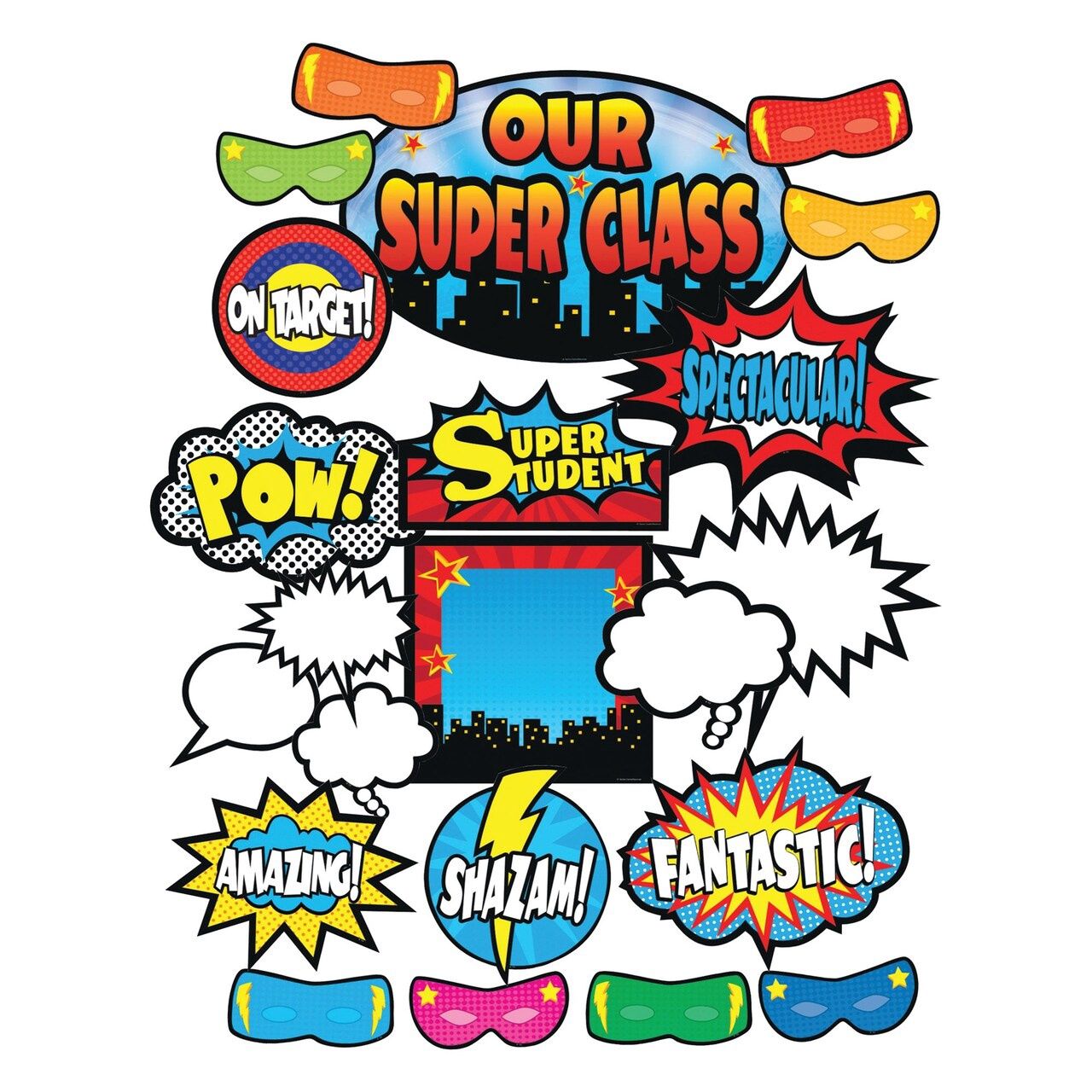 Super Hero/ Bulletin Board Display Set