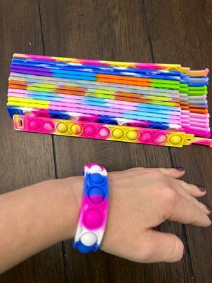 Pop Fidget Bracelet-pastel
